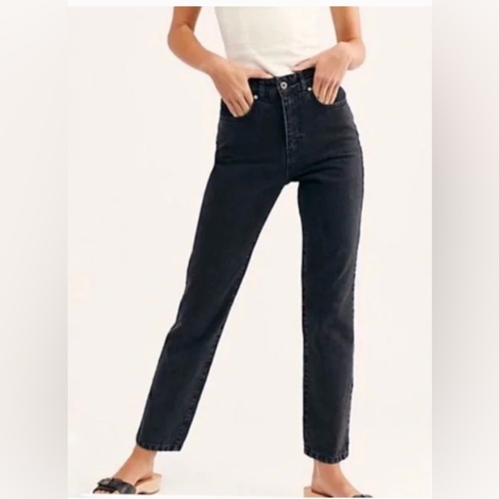 Free People High Rise Mom Jeans